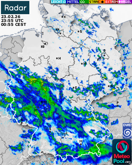 WetterRadar / RegenRadar für Deutschland