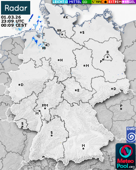 WetterRadar / RegenRadar für Deutschland