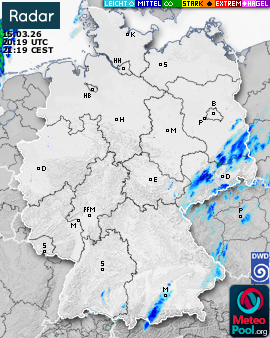 WetterRadar / RegenRadar für Deutschland