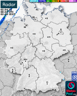 WetterRadar / RegenRadar für Deutschland