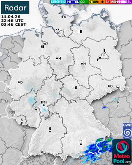 WetterRadar / RegenRadar für Deutschland