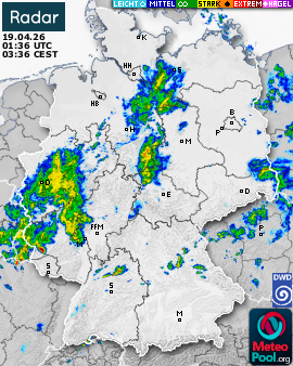 WetterRadar / RegenRadar für Deutschland