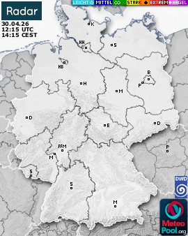 WetterRadar / RegenRadar für Deutschland