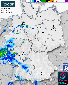 WetterRadar / RegenRadar für Deutschland