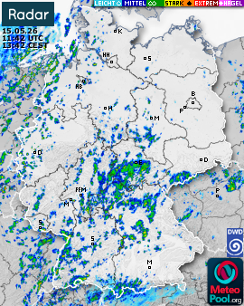 WetterRadar / RegenRadar für Deutschland
