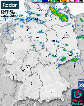WetterRadar / RegenRadar für Deutschland