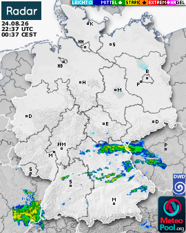 WetterRadar / RegenRadar für Deutschland