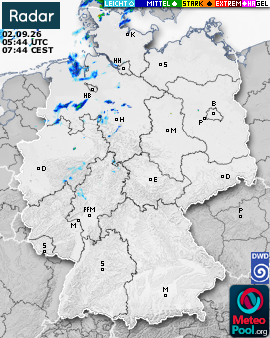WetterRadar / RegenRadar für Deutschland