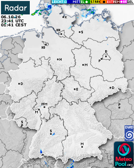 WetterRadar / RegenRadar für Deutschland