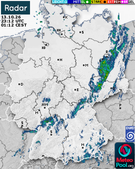 WetterRadar / RegenRadar für Deutschland