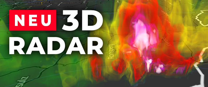 NEU: 3D WetterRadar bei Meteopool - jetzt im Early Access
