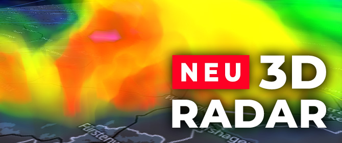 NEU: 3D WetterRadar bei Meteopool - jetzt im Early Access