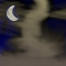 Weather graphics for night time, for ww-Code 08 (Well-developed dust or sand whirl(s))