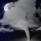 Weather graphics for night time, for ww-Code 19 (Funnel clouds at or within sight of the station)