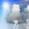 Weather graphics for daytime, for ww-Code 26 (Shower(s) of snow, or of rain and snow)