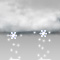 Wettergrafik für Tag/tagsüber für ww-Code 70 (Leichter Schneefall, unterbrochen)
