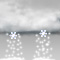 Weather graphics for daytime, for ww-Code 72 (Intermittent fall of snowflakes, moderate)