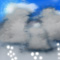 Weather graphics for daytime, for ww-Code 87 (Shower(s) of snow pellets or small hail, slight)