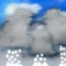 Weather graphics for daytime, for ww-Code 88 (Shower(s) of snow pellets or small hail, moderate or heavy)