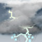 Weather graphics for daytime, for ww-Code 96 (Thunderstorm, slight or moderate, with hail)