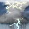 Weather graphics for daytime, for ww-Code 97 (Thunderstorm, heavy, without hail, but with rain and/or snow)