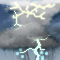 Wettergrafik für Tag/tagsüber für ww-Code 99 (Schweres Gewitter mit Hagel)